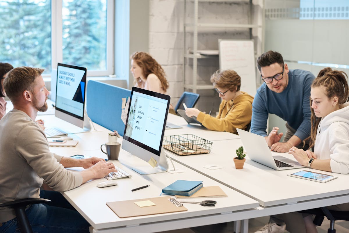 Emerging Tech professionals collaborating across disciplines